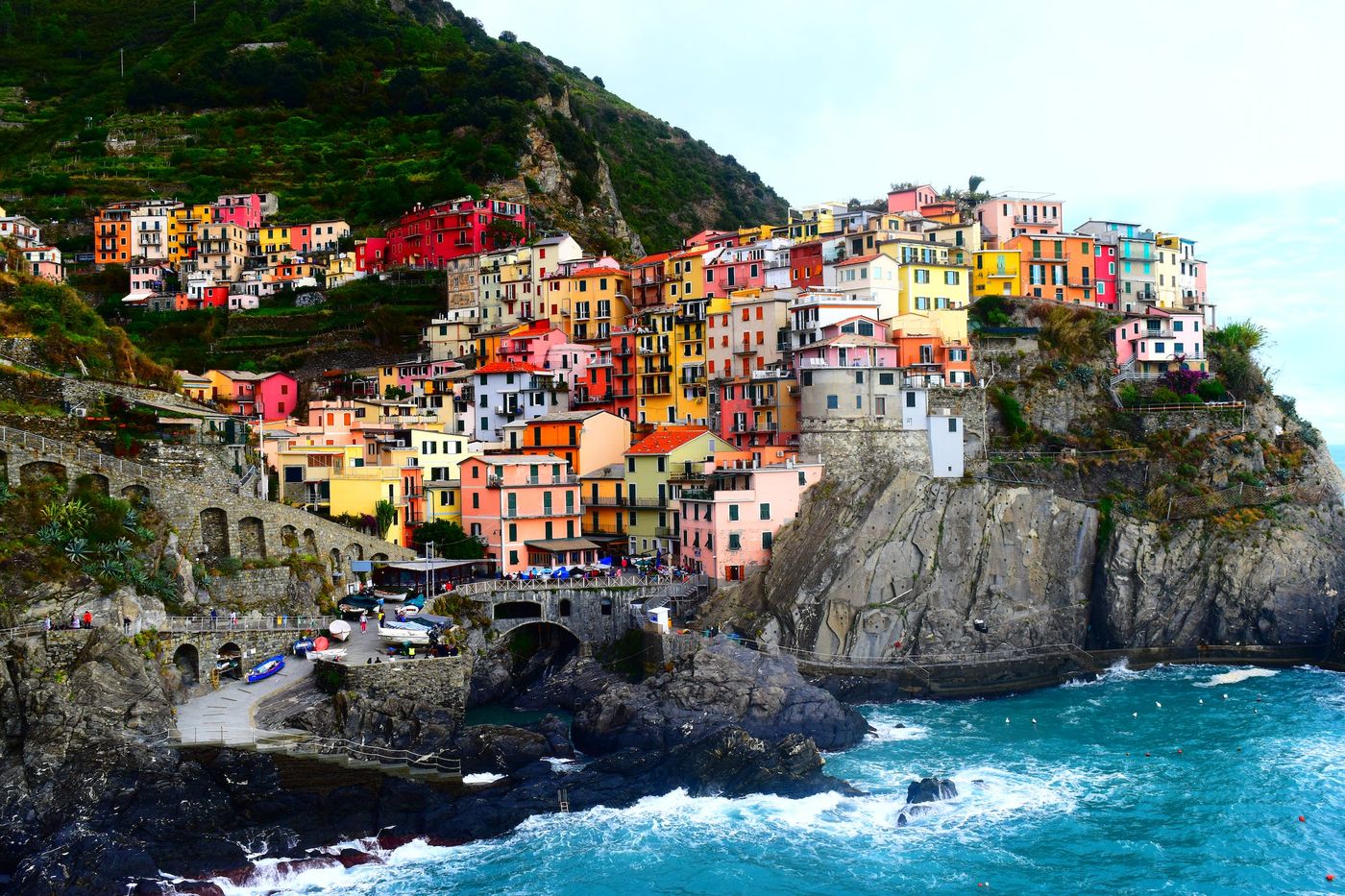 Coastal city cinque terre